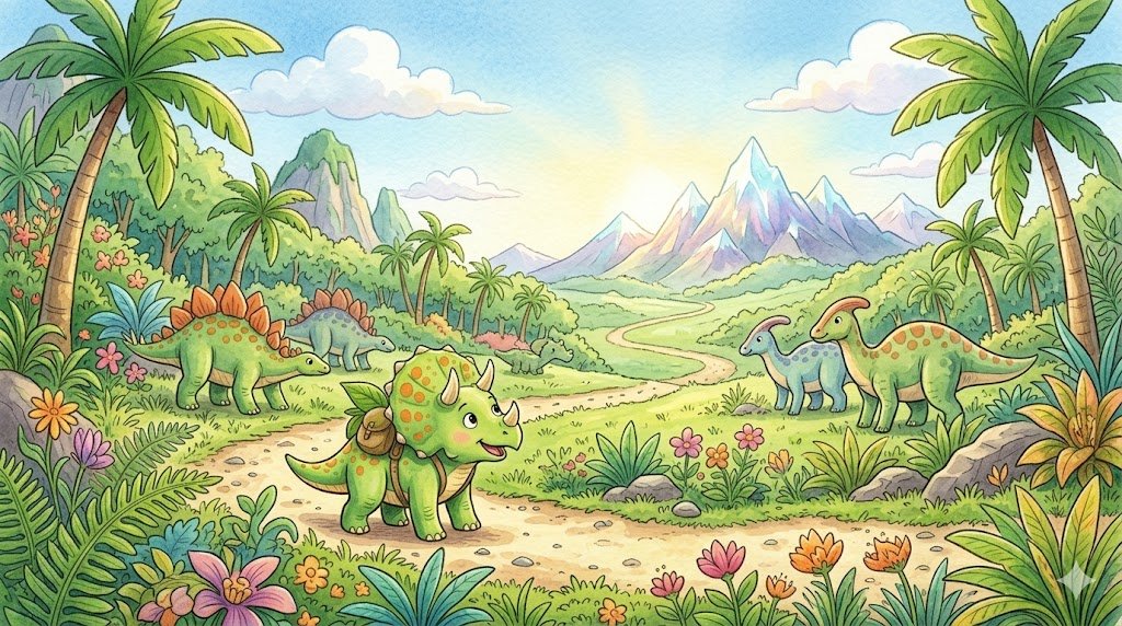 Ilustración 1 de Aventuras Jurásicas